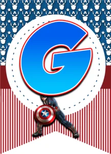 abecedario: g alphabet G: alfabeto "Capitán América" Capitão América Captain America