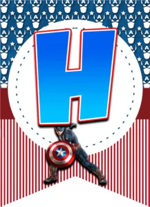 abecedario: h alphabet h: alfabeto "Capitán América" Capitão América Captain America