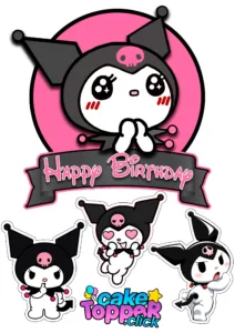 Kuromi Cake topper