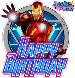 Iron Man for print cake topper