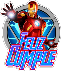 Iron Man para imprimir cake topper Gratis