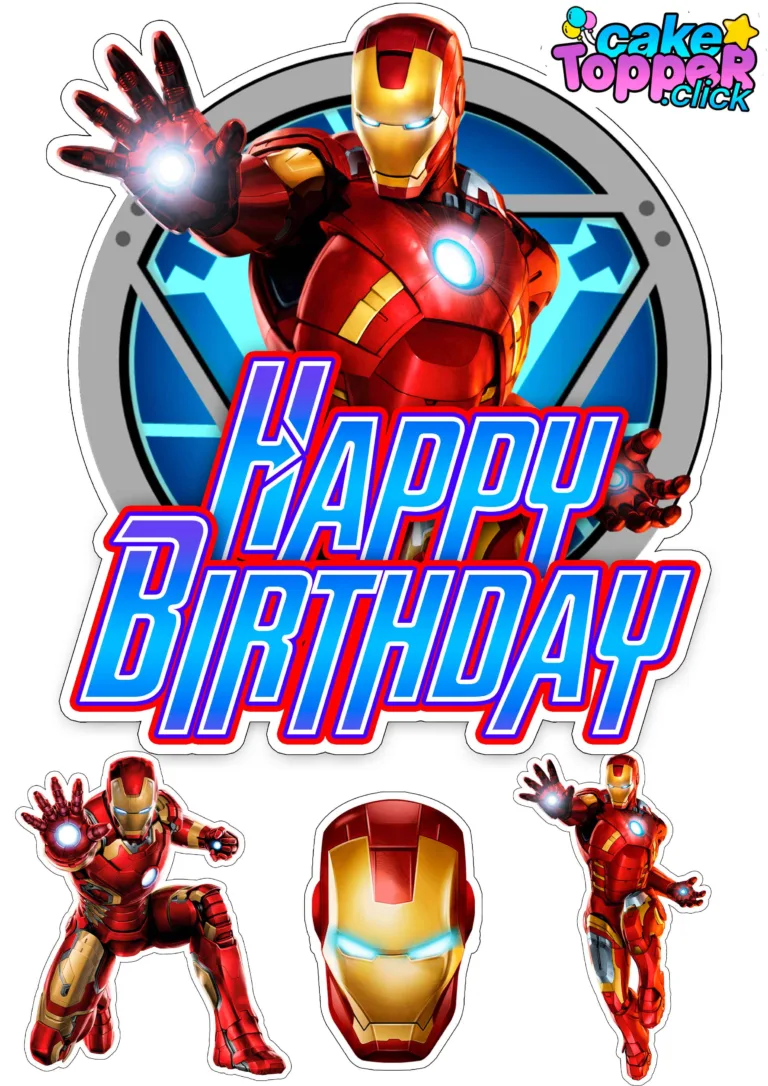 Iron-man-Cake-topper-for-print-free