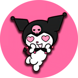 Kuromi transparent png animer copia