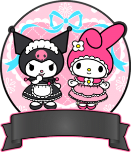 Kuromi Hello kitty cake topper topo de bolo Hello kitty