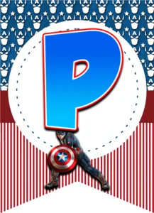 abecedario: P alphabet P: alfabeto "Capitán América" Capitão América Captain America