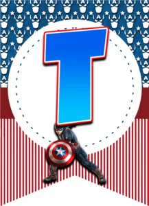 abecedario: T alphabet T : alfabeto "Capitán América" Capitão América Captain America