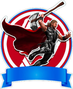 Thor Avengers cake topper