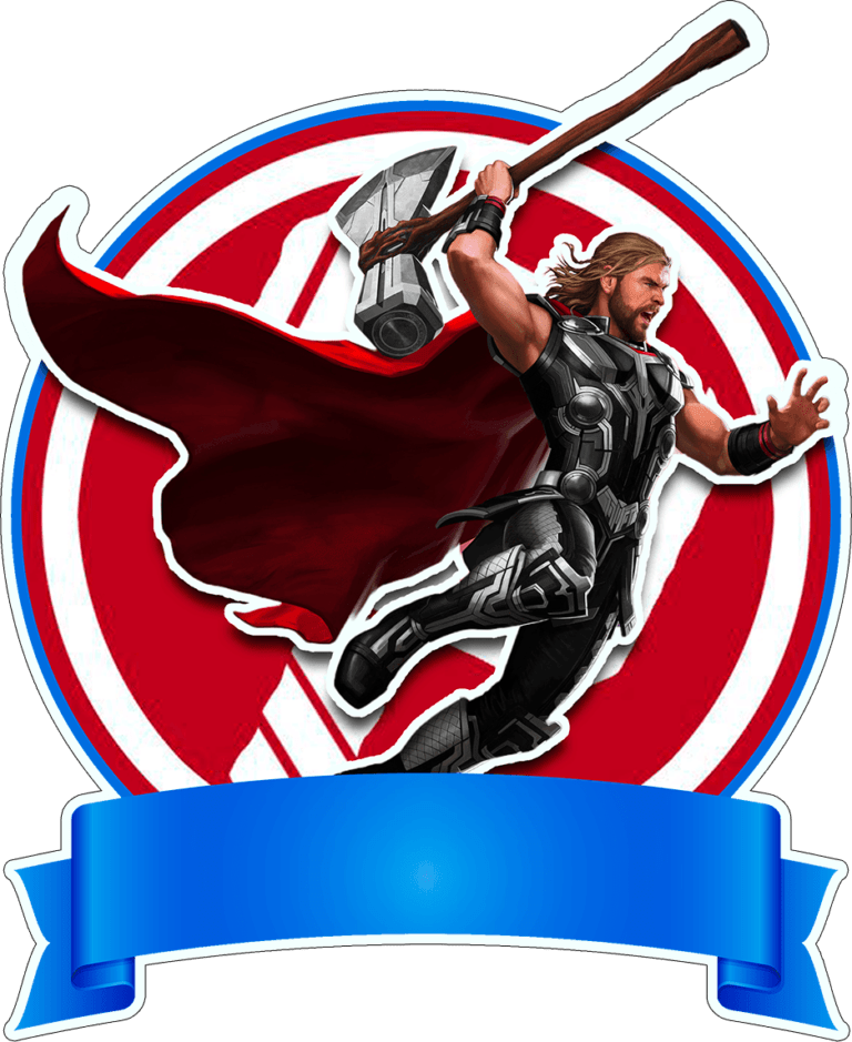 Thor Avengers cake topper