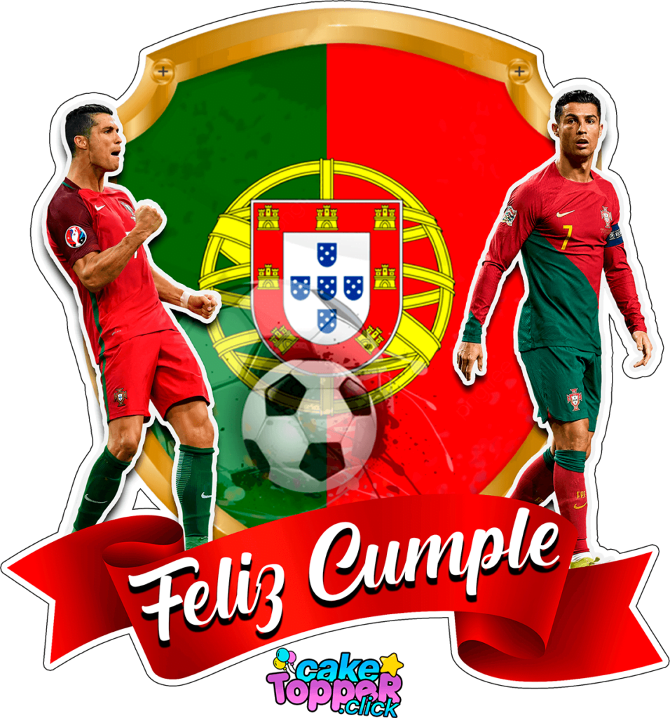 Topper para imprimir Cristiano Ronaldo Gratis