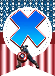 abecedario: X alphabet X : alfabeto "Capitán América" Capitão América Captain America