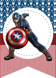 Decoracion Capitan America