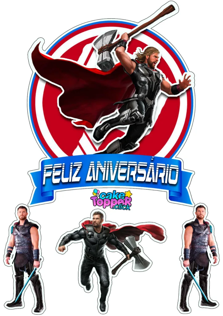 kit-imprimible-cumpleaños-Avengers-Thor-topper