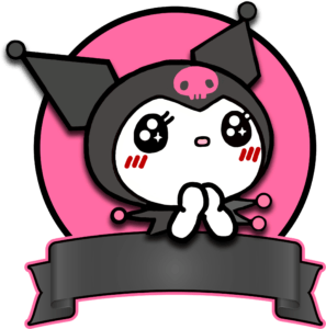 kuromi cake topper png