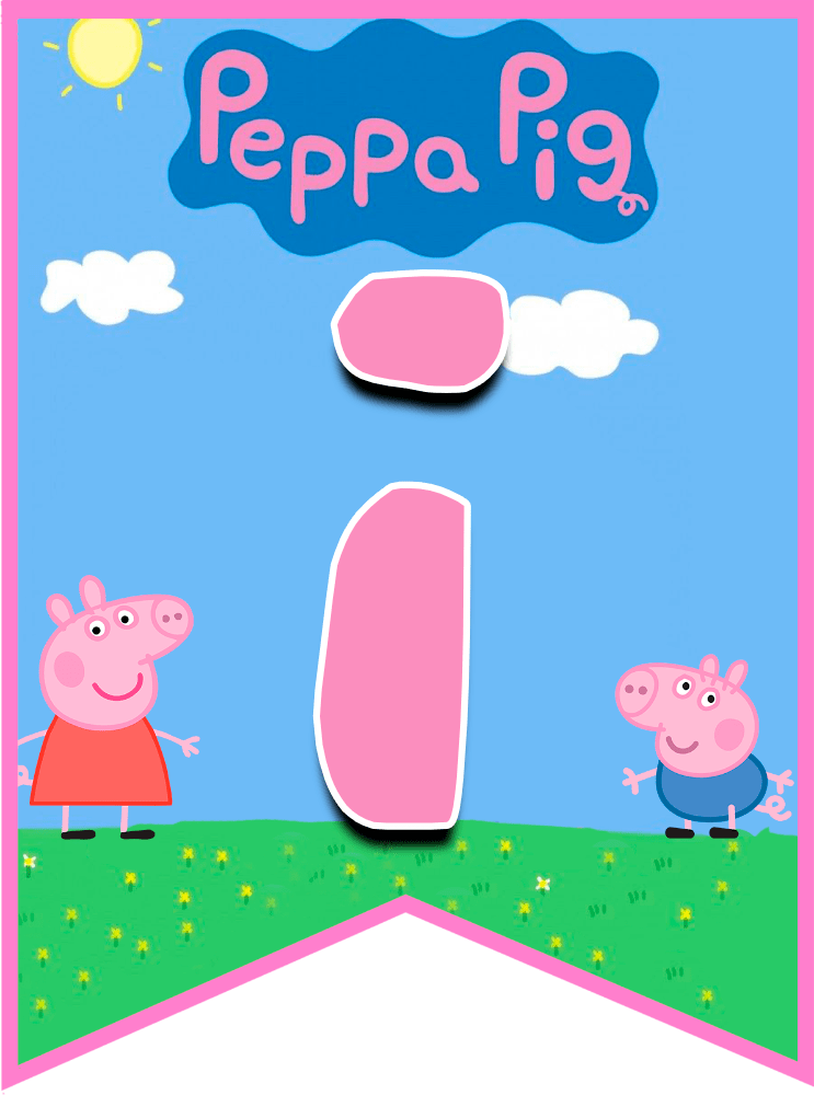 benderin letra i peppa ping