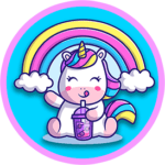 Printable Unicorn: Cake Topper, Stickers, PNG And Pennants