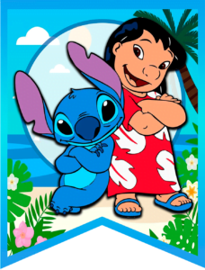 Banderin_Flâmulas_Pennants Lilo Stitch free Lilo and Stitch Pennants to print