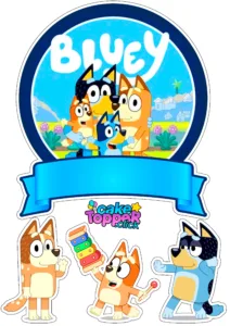 Bluey-Cake-Topper-de-Bluey