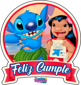 Feliz Cumple Lilo & Stitch para imprimir