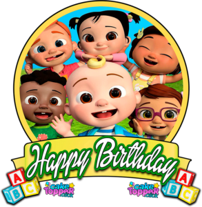 Happy Birthday Cocomelon cake topper Maligayang kaarawan