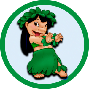 Lilo Green Stickers