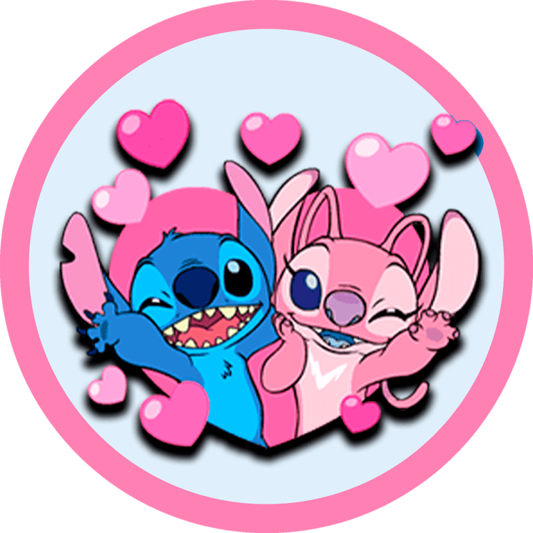 Lilo And Stitch Stickers - Caketopper.click