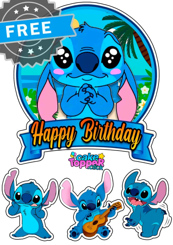 Stitch-Cake-toppers-printable-free