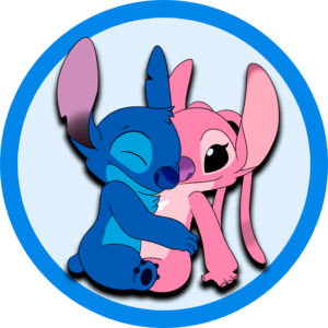 Stitch-y-la-novia-png wall stickers lilo stitch