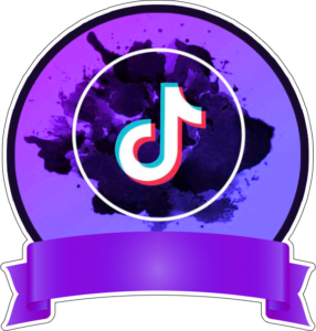 Tiktok Cake topper png