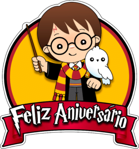 topper de bolo Harry Potter