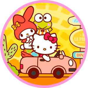 Stickers Hello Kitty Kits Transparent