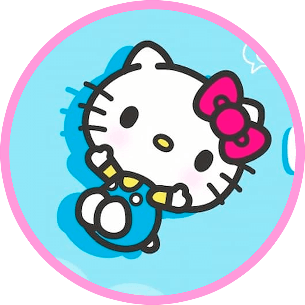 Hello Kitty Stickers Transparent ClipArt PNG