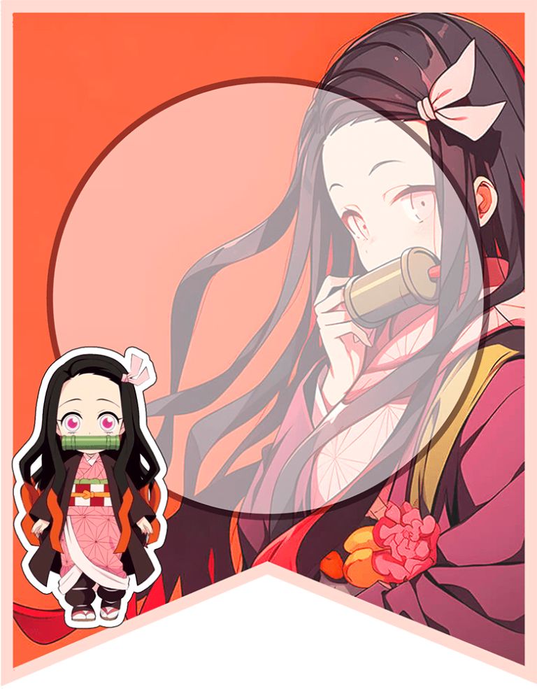 Nezuko Cute banderin Banner