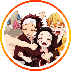 demon slayer friends stickers anime