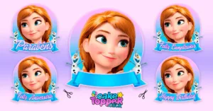 Anna-Cake-topper-de-Anna-de-frozen-topo-de-bolo-Anna