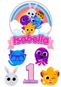 Bolofofos con el nombre Isabella