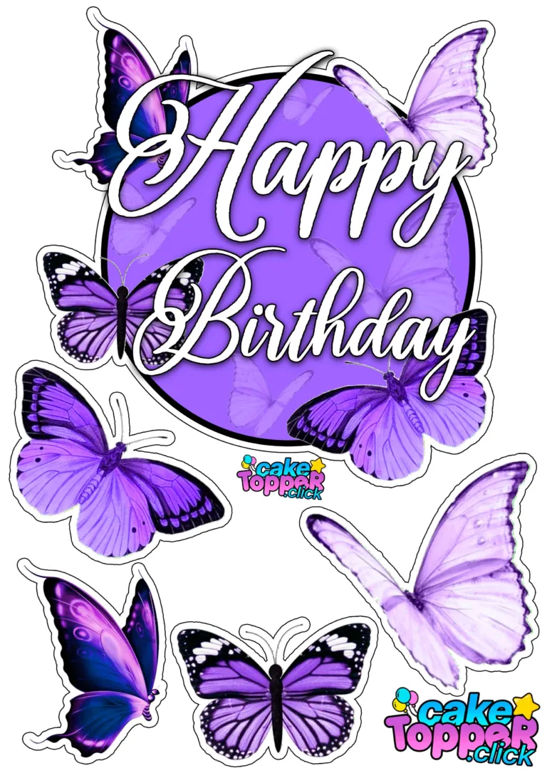 Happy-Birthday-butterfly-Cake-topper-printable