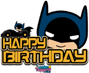 cake topper batman_PNG_batman cupcake toppers_Free baby