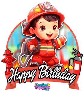 fireman cupcake toppers png fire truck cake decorations