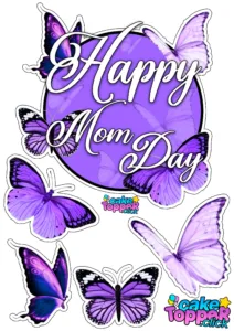 happy-mom-day-Printable-Cake-topper-butterfly