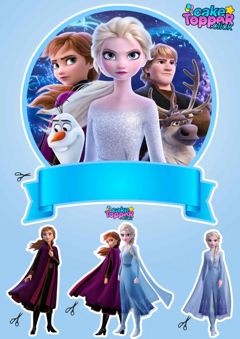 Cake Toppers de Frozen magenes de frozen para imprimir_Frozen topo de bolo toppers frozen 2