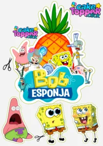 sponge-bob-cake-topper-bob-esponja-topo-de-bolo-BOB-ESPONGA