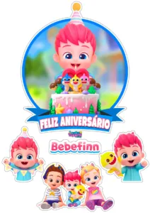 Bebefinn-topo-de-bolo-Feliz-Aniversário-family-pinkfong