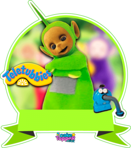 Cake topper de dipsy the teletubbies PNG cupcakes
