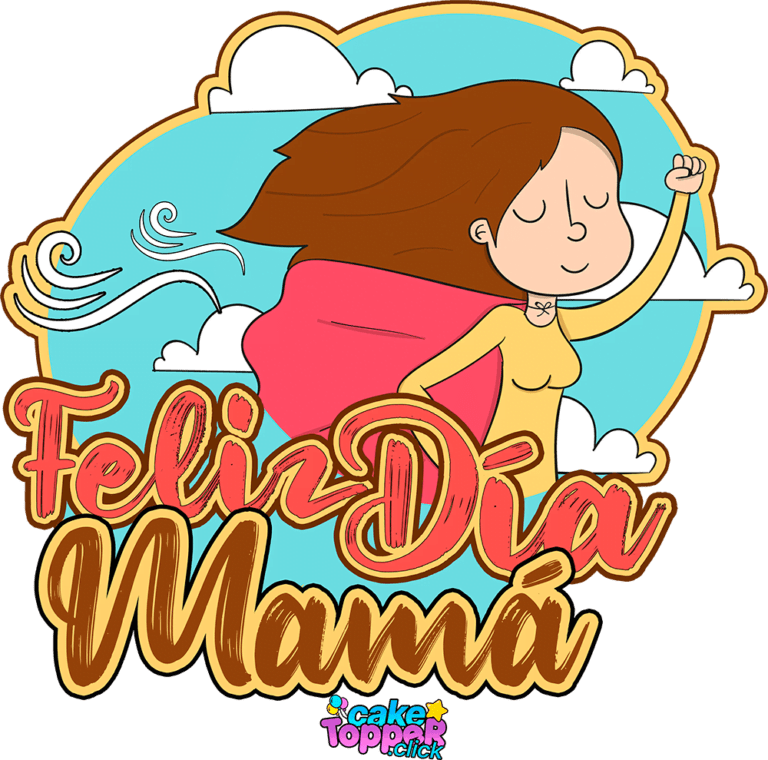 Mamá Feliz Día Mama imagenes PNG Toppers Día de las Madres