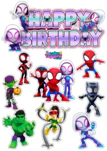 Spidey-and-his-amazing-friends-cake-topper