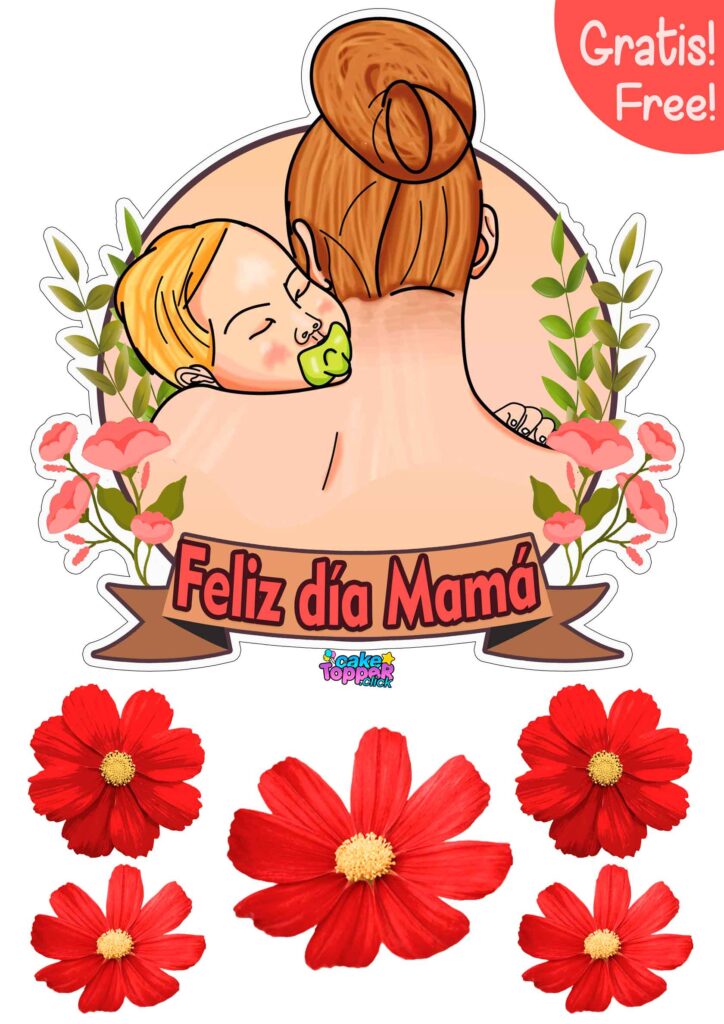 cake-topper-para-Mamá-ideas-para-imprimir-por-el-día-de-la-madre