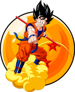 goku pelo negro cup 4 cupcake dragon ball png