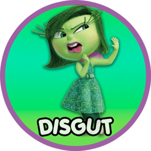 disgut Inside Out sticker