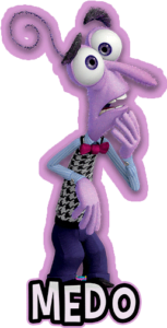 divertidamente medo png transparent