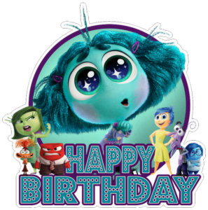 inside out 2 cake topper envy png printable party birthday free